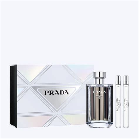 prada fragrance set|prada l'homme gift set.